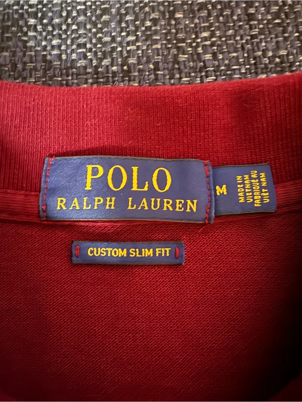 Polo Ralph Lauren Polo Custom Slim Fit Shirt Burgundy